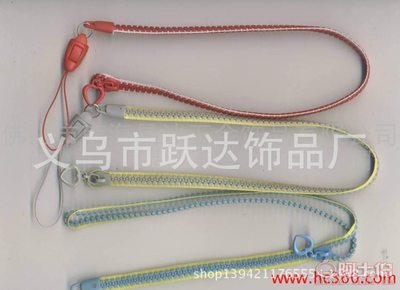 【跃达厂家直销拉链手机绳精美手机绳塑料拉链绳时尚拉链手机绳】义乌市跃达饰品厂 - 产品库
